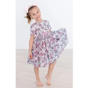 Mila And Rose Girls Cheer Twirl Dress Size 5/6